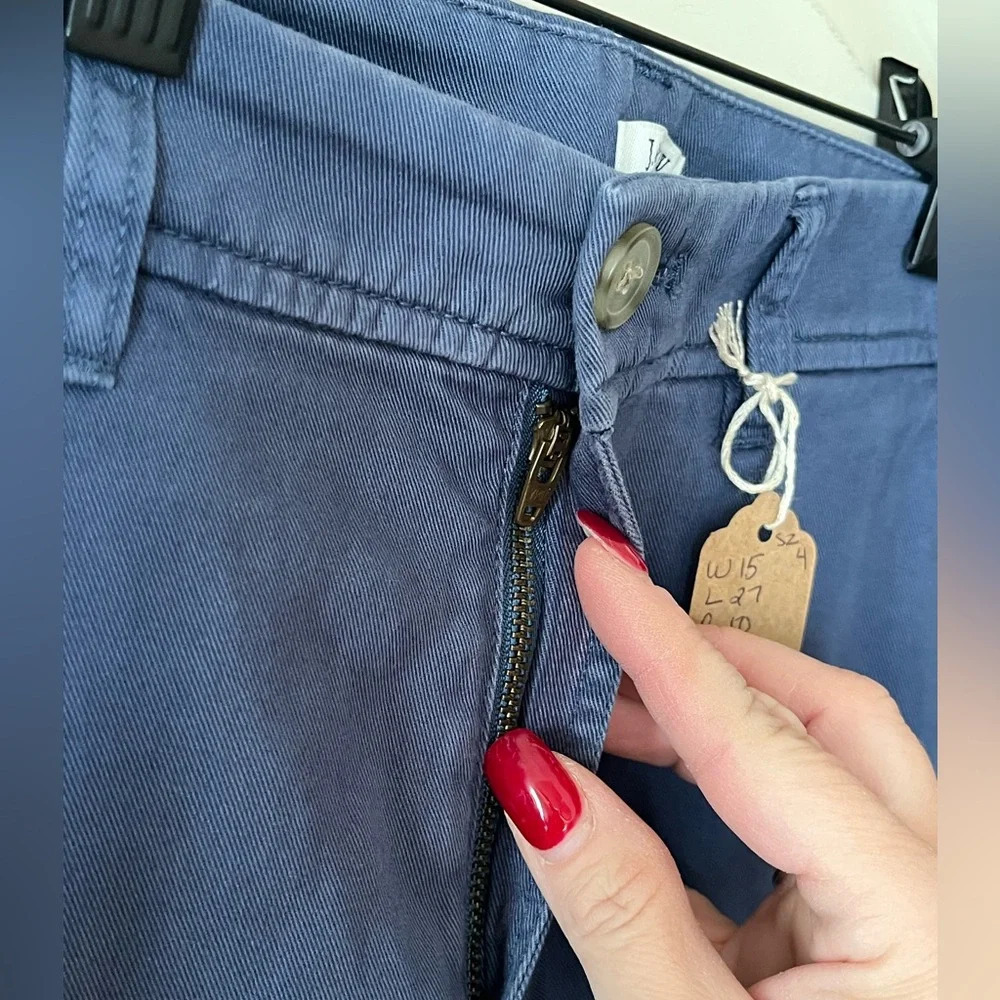 J Crew Smoky Blue Khakis Women’s size 4 - Picture 6 of 14